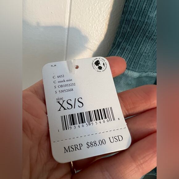 Free people NWT XS/S good karma leggings ozark mist dyed high rise workout yoga - Picture 3 of 8